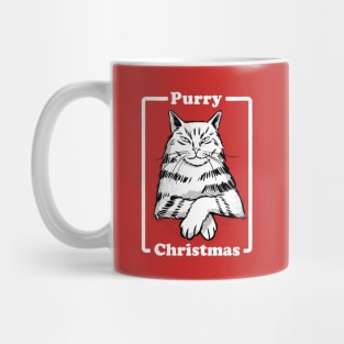 Purry Christmas Mug